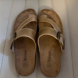 Bjorndal Women's Metallic Gold Sandals